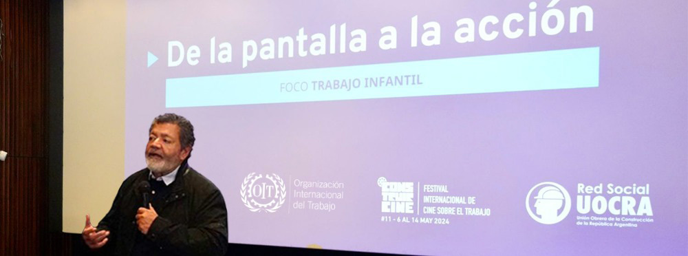 Jornada Foco Trabajo Infantil junto a la OIT Argentina en Construir Cine #11 Edici&oacute;n