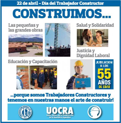 22 de abril - D&iacute;a del Trabajador Constructor