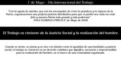 1° de Mayo - D&iacute;a Internacional del Trabajo