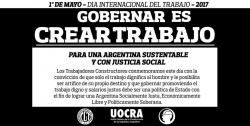 1RO DE MAYO - D&Iacute;A INTERNACIONAL DEL TRABAJO