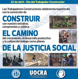 22 de Abril - D&iacute;a del Trabajador Constructor