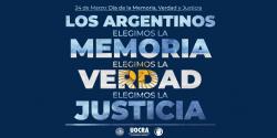 24 de Marzo: D&iacute;a de la Memoria, Verdad y Justicia