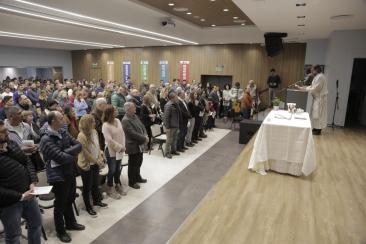 CLOSING OF THE EXHIBITION ACTIONS AND WORDS AT UOCRA CULTURAL SPACE WITH THE PRESENCE OF GERARDO MART&Iacute;NEZ AND A MASS CELEBRATED BY FATHER PEPE DI PAOLA