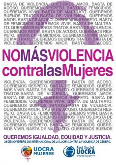 DIA INTERNACIONAL DE LA LUCHA CONTRA LA VIOLENCIA DE G&Eacute;NERO
