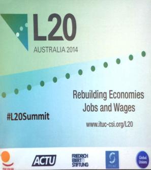 EXPOSICI&Oacute;N DE GERARDO MART&Iacute;NEZ EN EL L-20 SINDICAL EN BRISBANE-AUSTRALIA