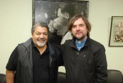 FATHER PEPE VISITED UOCRA AND MET GERARDO MART&Iacute;NEZ