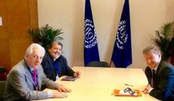 Gerardo Mart&iacute;nez, as a member of the ILO Governing Body, Foreign Affairs Secretary of the Republic of Argentina CGT and UOCRA General Secretary participated in the meeting with ILO Director-General Guy Ryder and with the Minister of Labour of the Province of Buenos Aires, Dr. Oscar Cuartango.