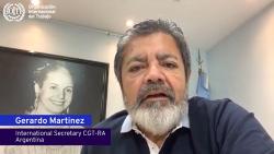 Gerardo Mart&iacute;nez - Entrevista con la Organizaci&oacute;n Internacional del Trabajo  Impactos de la Pandemia COVID 19- Argentina