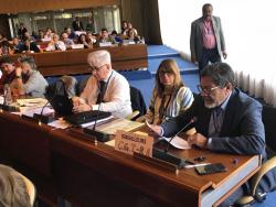 GERARDO MARTINEZ EXPONE ANTE LA CAS  POR EL CASO BRASIL POR EL CONVENIO 98 DE NEGOCIACI&Oacute;N COLECTIVA 