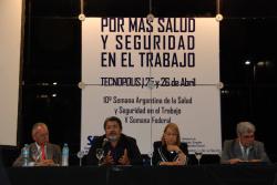 Gerardo Martinez expuso junto a la Viceministra de Trabajo