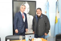 Gerardo Martinez received Jos&eacute; Manuel Salazar-Xirinachs from International Labour Organization ILO