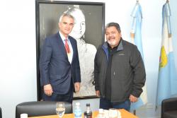 Gerardo Martinez recibi&oacute; a Jos&eacute; Manuel Salazar-Xirinachs de la Organizaci&oacute;n Internacional del Trabajo - OIT