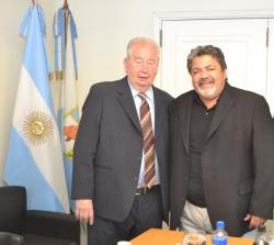 Gerardo Martinez recibi&oacute; al Sr. Julio Grondona, Presidente de la AFA y Vicepresidente Primero de la 