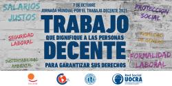 Jornada Mundial por el Trabajo Decente 2021.