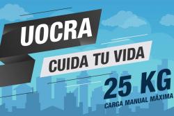 UOCRA cuida tu vida - 25Kg carga manual m&aacute;xima