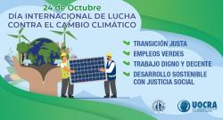 Dia de lucha contra el cambio clim&aacute;tico.  