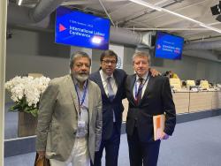 Gerardo Martinez en la 110 Conferencia Internacional del Trabajo OIT