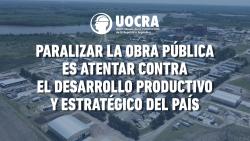 Le decimos NO a la paralizaci&oacute;n de la obra p&uacute;blica
